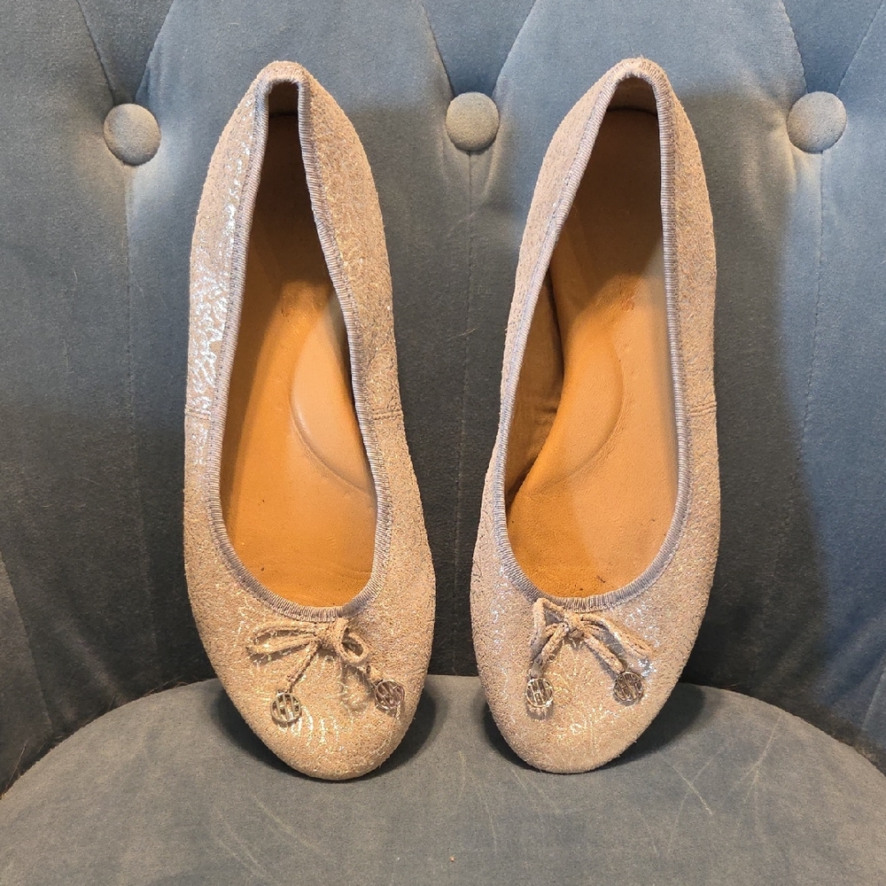 Hush Puppies Silver Loafers Classic Comfort